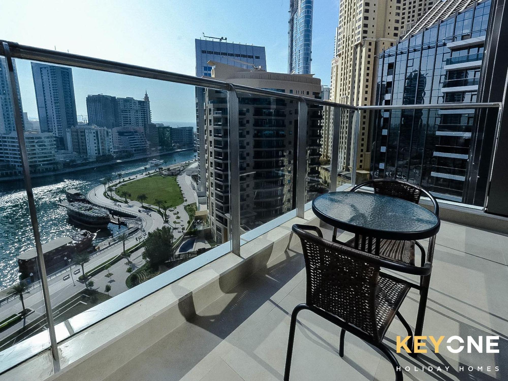 Sophisticated One Bedroom With Full Marina View Дубай Экстерьер фото